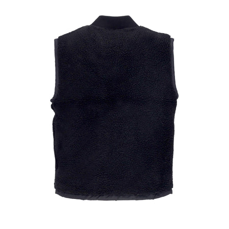 ALPHA INDUSTRIES Smanicato Uomo Teddy Vest Black da uomo