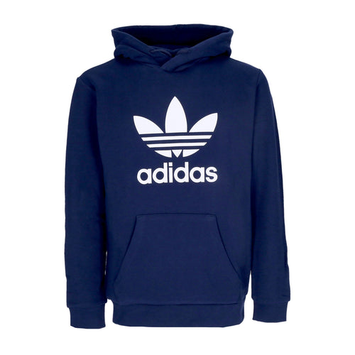 Adidas Felpa Leggera Cappuccio Uomo Trefoil Hoody Night Indigo da uomo