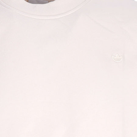 Adidas Felpa Leggera Girocollo Uomo Contempo Crewneck Wonder White da uomo