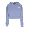 THE NORTH FACE Felpa Cappuccio Corta Donna Trend Crop Hoodie Folk Blue da donna