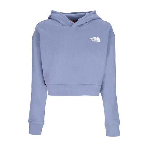 THE NORTH FACE Felpa Cappuccio Corta Donna Trend Crop Hoodie Folk Blue da donna