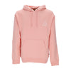 HUF Felpa Cappuccio Uomo Essentials Tt P/o Hoodie Coral Pink da uomo