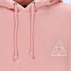 HUF Felpa Cappuccio Uomo Essentials Tt P/o Hoodie Coral Pink da uomo
