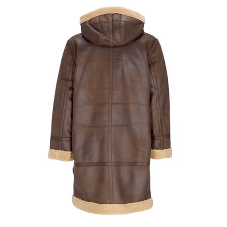 ALPHA INDUSTRIES Giaccone Lungo Uomo B7 Arctic Parka Vintage Brown da uomo