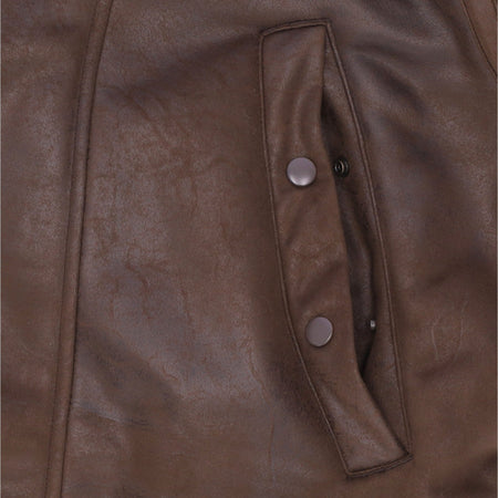 ALPHA INDUSTRIES Giaccone Lungo Uomo B7 Arctic Parka Vintage Brown da uomo