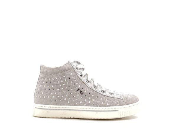 NERO GIARDINI Scarponcino Bambina Velour Vapore