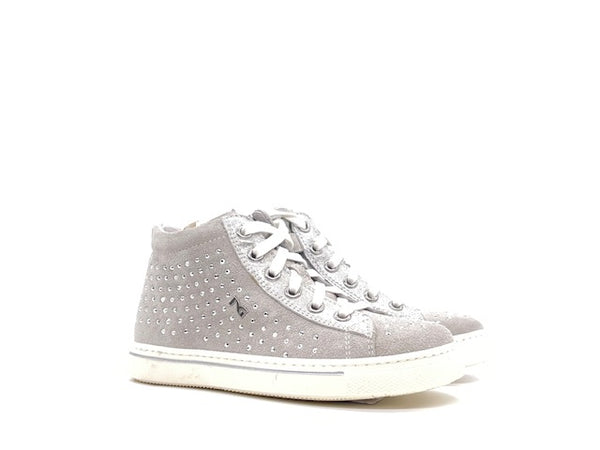 NERO GIARDINI Scarponcino Bambina Velour Vapore