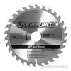 Lama TCT per legno con chiodi 30 denti anello riduzione Silverline Silverline