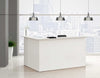 Reception in melaminico modulo singolo con scrivania inclusa cm. 140X76,1X117H