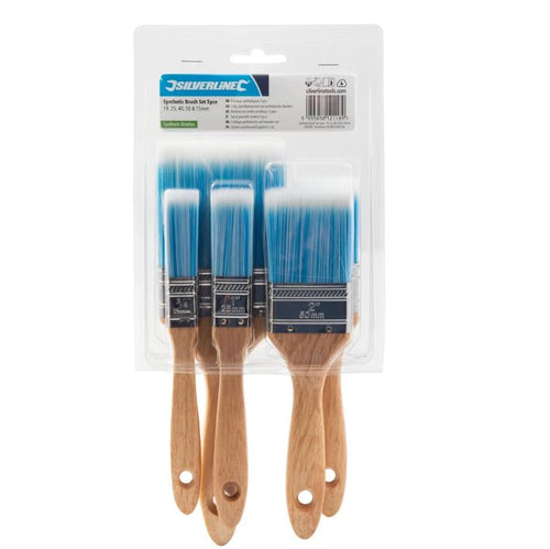 Silverline set 5 pennelli sintetici 25 38 e 50 mm Prezzo Silverline
