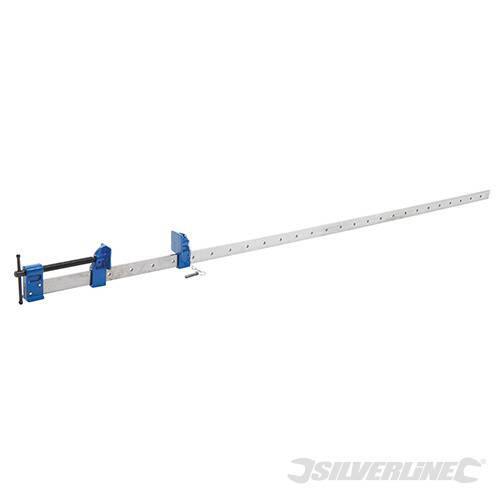 Morsa falegnameria in acciaio con regolazione e perno di serraggio a vite silverline Silverline