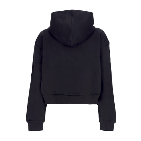 Adidas Felpa Leggera Cappuccio Corta Donna Always Original Laced Hoodie Black da donna