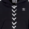 Adidas Felpa Leggera Cappuccio Corta Donna Always Original Laced Hoodie Black da donna