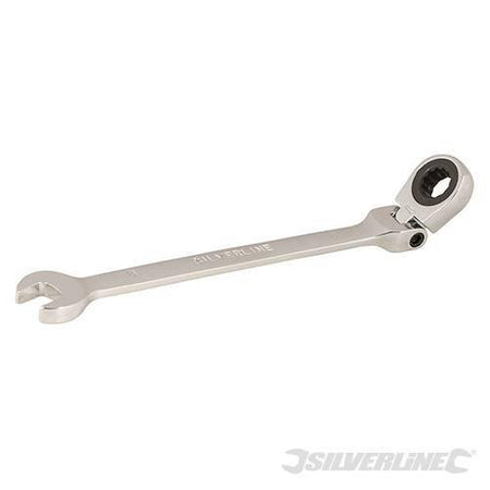 Chiavi a cricchetto Silverline Ingegneria Meccanica combinata a testa flessibile Silverline