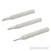 Set di punte 48W piatta appuntita e una obliqua per saldatura Silverline 3 p.zi Silverline