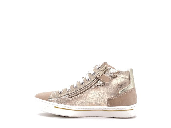 NERO GIARDINI Scarponcino Bambina Luxury Platino