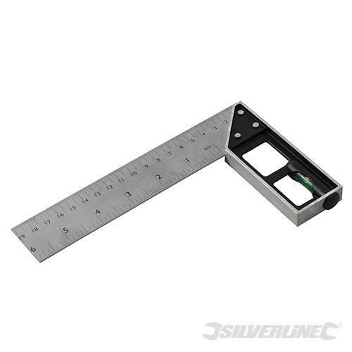Silverline riga livella lama acciaio squadra per falegnami 150 mm Prezzo Silverline