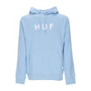 HUF Felpa Cappuccio Uomo Essentials Og Logo P/o Hoodie Light Blue da uomo