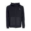 JORDAN Felpa Leggera Cappuccio Zip Uomo Dri-fit Sport Statement Fleece Full-zip Hoodie Black/black/reflective Silv da uomo