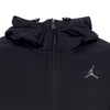 JORDAN Felpa Leggera Cappuccio Zip Uomo Dri-fit Sport Statement Fleece Full-zip Hoodie Black/black/reflective Silv da uomo
