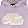 JORDAN Felpa Leggera Cappuccio Uomo Jumpman Fleece Pullover Hoodie Plum Fog da uomo