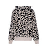 VANS Felpa Cappuccio Donna Dooty L/s Hoodie Dotty Animal Black da donna