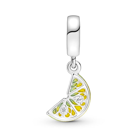 Pandora - Charm Pendente Spicchio di Limone in Argento