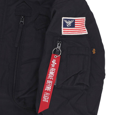 ALPHA INDUSTRIES Giaccone Lungo Uomo Polar Jacket Black da uomo