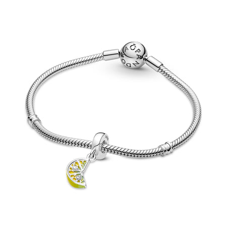 Pandora - Charm Pendente Spicchio di Limone in Argento