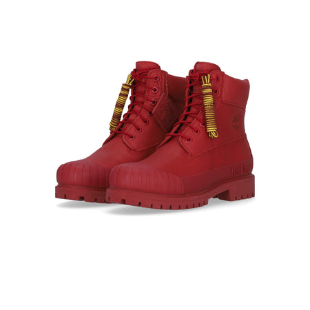 TIMBERLAND Scarponcino Alto Uomo 6" Premium Rubber Toe Wp X Beeline Red da uomo