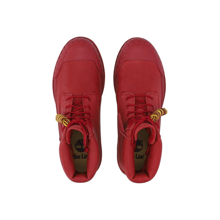 TIMBERLAND Scarponcino Alto Uomo 6" Premium Rubber Toe Wp X Beeline Red da uomo