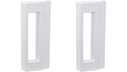 2 PZ MANIGLIA FRIGORIFERO UNIVERSALE BIANCA INTERASSE FORI DA 113 A 166 MF 2