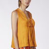 BLUSA SMANICATA CON RICAMO ALLO SCOLLO