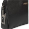 Sei G pochette nera da uomo con lucchetto ID