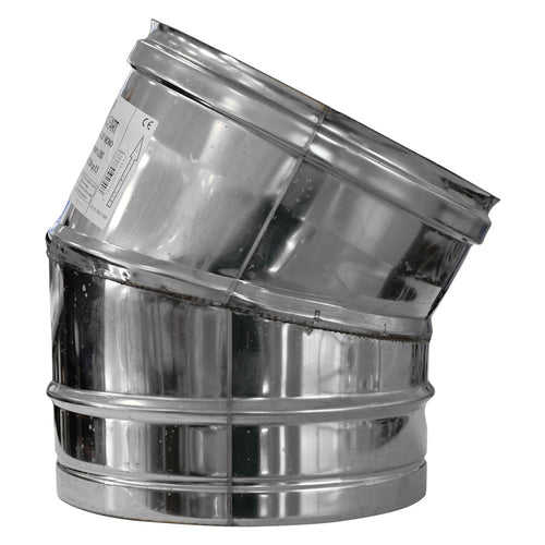 GOMITO A 30° ø cm 10 -STUFA - RISTORANTE - In acciaio inox AISI 304. -- DF 7025842