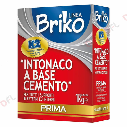 INTONACO CEMENTO 'BRIKO K2' Kg. 1 - - K2 - pz 12 - DF 9041226