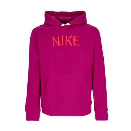 Nike Felpa Cappuccio Uomo Sportswear Hbr-c Bb Pullover Hoodie Dynamic Berry/white/white da uomo