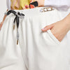 PANTALONE COULOTTE IN FELPA