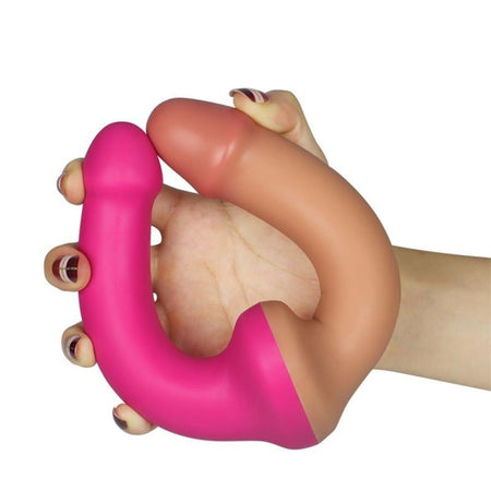 LOVETOY DOUBLE DILDO 31.5 CM LIQUID SILICONE FLESH E PINK