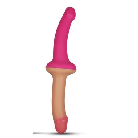 LOVETOY DOUBLE DILDO 31.5 CM LIQUID SILICONE FLESH E PINK