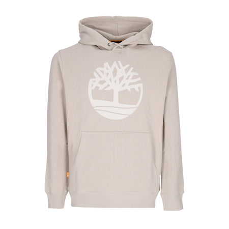 TIMBERLAND Felpa Cappuccio Uomo Core Logo Po Hoodie Bb Island Fossil da uomo