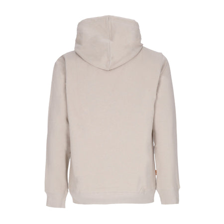 TIMBERLAND Felpa Cappuccio Uomo Core Logo Po Hoodie Bb Island Fossil da uomo