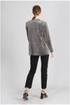 GIACCA COLLO SCIALLATO TESSUTO LUREX