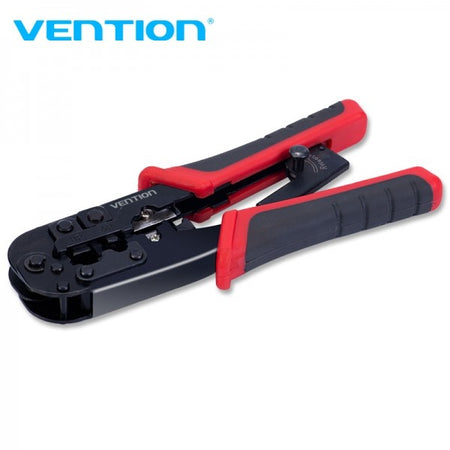 Crimpatrice metallica Vention per RJ45 - Nero e rosso