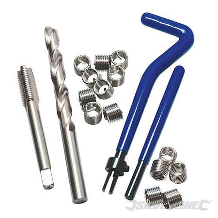 Kit di riparazione filettatura Helicoil punta guida estrattore Silverline Prezzo Silverline