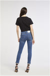 PANTALONE SKINNY CON STRAS AL FONDO
