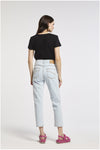 PANTALONE REGULAR CON STRAS