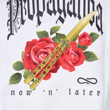 PROPAGANDA Felpa Cappuccio Uomo Butterfly Hoodie White da uomo