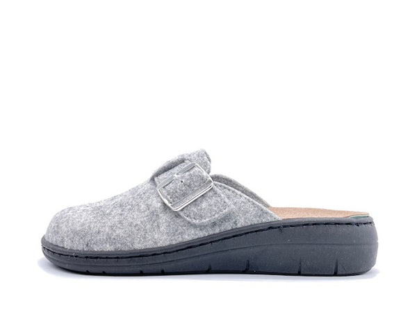 GRUNLAND Ciabatta Chiusa Donna Dasa Cenere