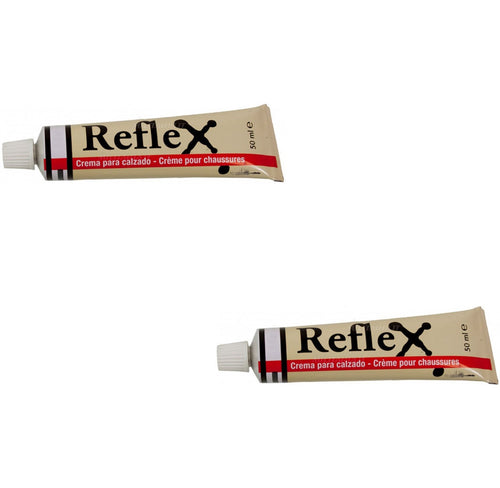 LUCIDO PER SCARPE IN CREMA COLORE MARRONE CHIARO 50 ML *** 2 PEZZI **